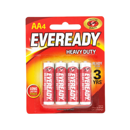 QP Eveready Battery AA Heavy Duty 1015BP4M (4's )