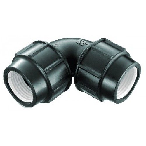 OEM *HDPE Poly Fitting Poly Pipe Connector - Female Elbow 25mm x 1"