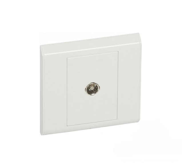 LEGRAND BELANKO 617121 1GANG TV/FM SOCKET (WHITE)