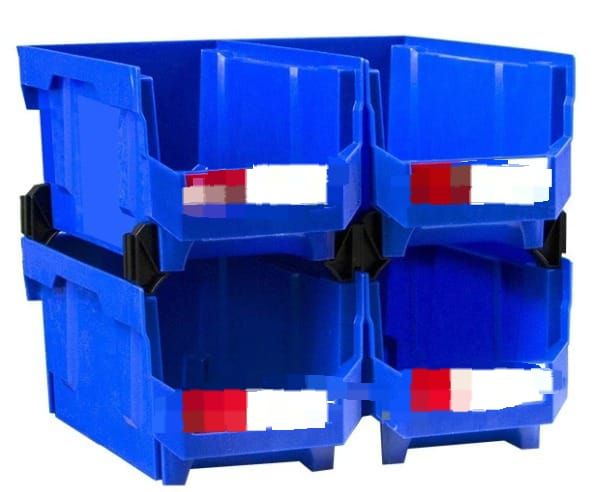 4pcs Large Capacity Storage Box 14.8*8.4*7in/37.7*21.3*18cm Multi-Functional Storage Containers