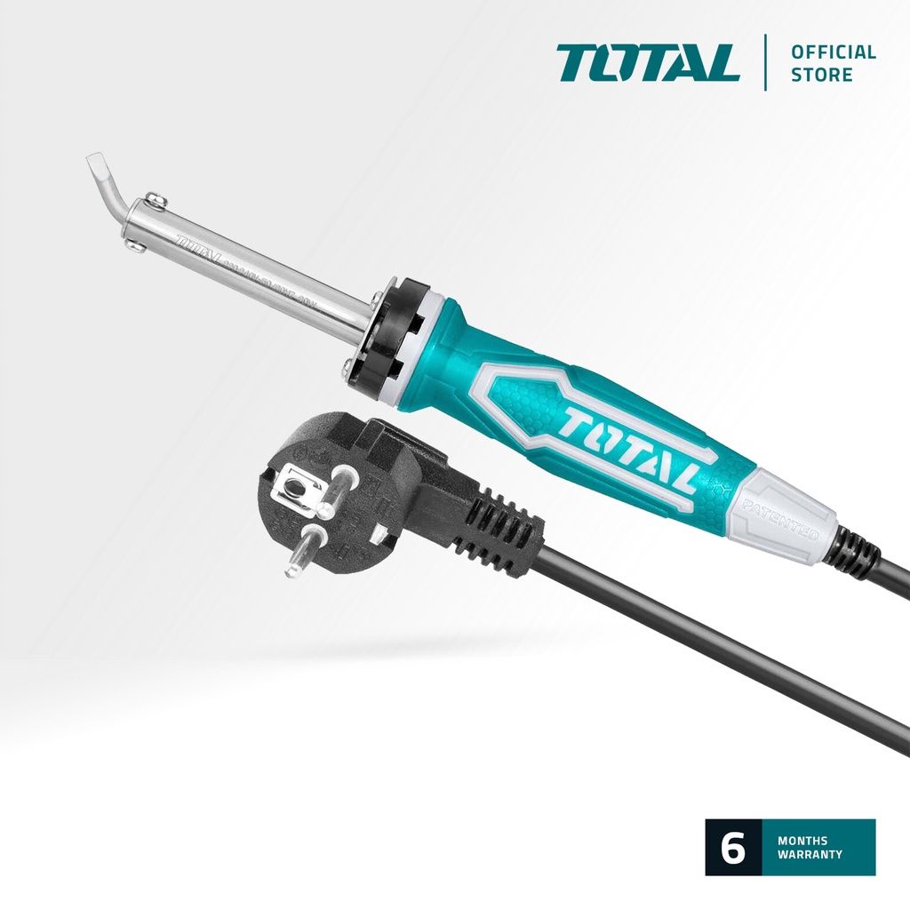 TOTAL SOLDERING IRON STATION BENT FLAT TIP HEAD (60W) [FREE MOUNT] TET2606