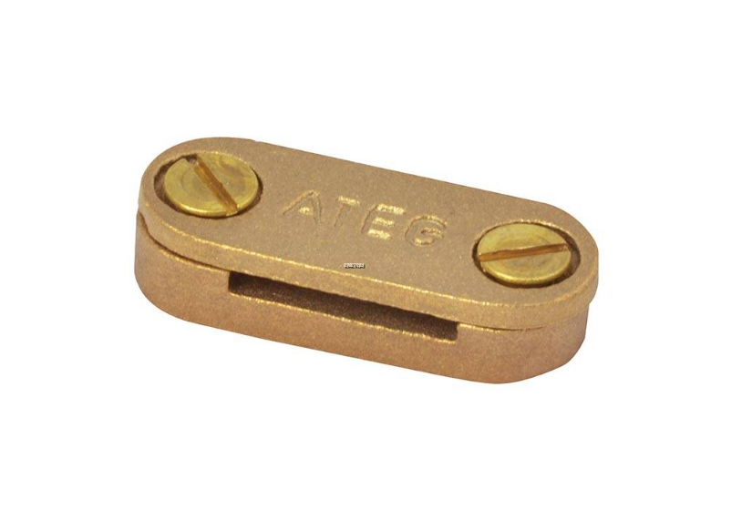 ATEG DCG253 25 X 3MM LIGHTNING CONDUCTOR FIXING DC TAPE CLIP COPPER