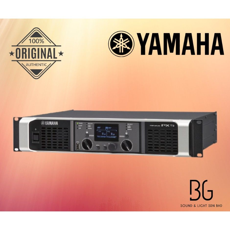 Yamaha PX5 Power Amplifier 2-channel 800W with EQ Power Mixer