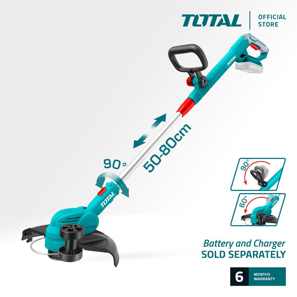 TOTAL TGTLI20328 LI-ION GRASS TRIMMER