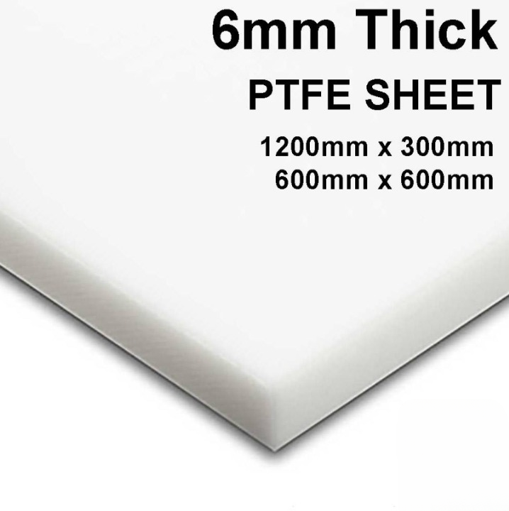PTFE SHEET 6MM THICKNESS PLATE FILM WHITE SHEET