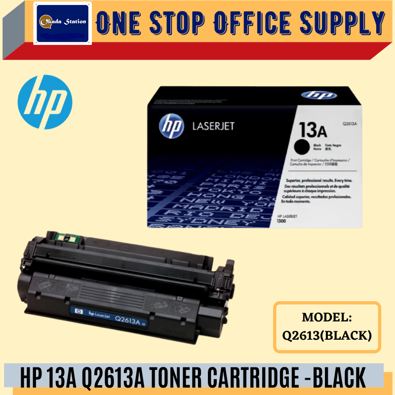 HP 13 A Q2613A LASERJET TONER CARTRIDGE - BLACK / HP / 13A / O2613A / Toner Cartridge / Compatible / Laserjet / Laserjet Toner Cartridge #Black