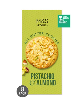 M&S Food - All Butter Pistachio & Almond Cookies