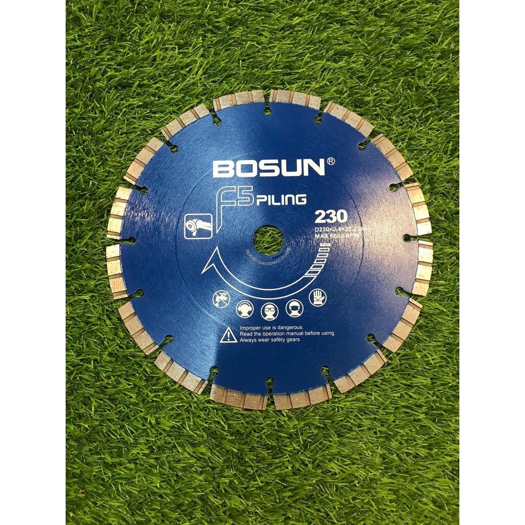 BOSUN SPUN PILE DIAMOND BLADE 9" F5 PILING