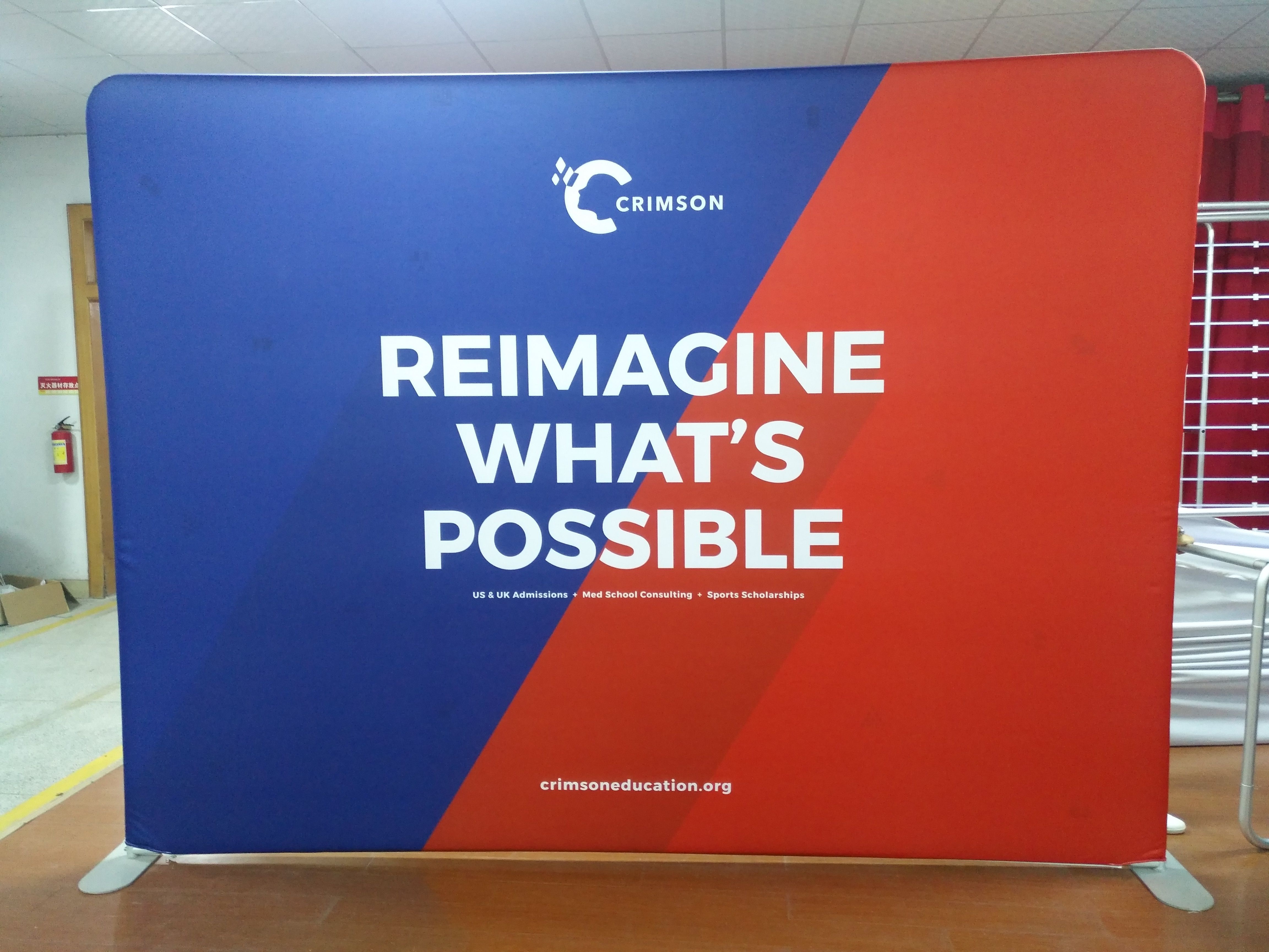 OEM Custom Tension Fabric Display Backdrop 20ft x 10ft