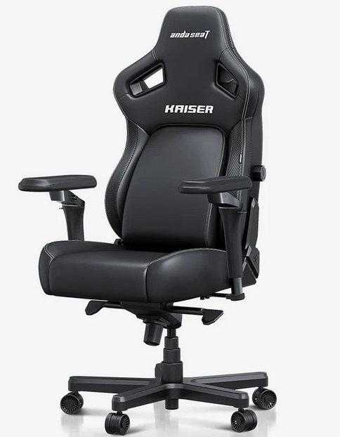 AndaseaT Kaiser 4 V2 L Premium Gaming Chair  Elegant Black (6D Armrest)