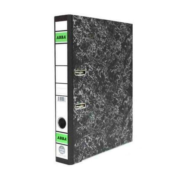 ABBA HARD COVER FILE 404 3" SIZE F4 - SILVER