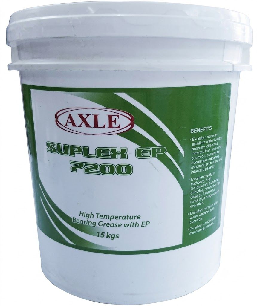 AXLE SUPLEX EP 7200 NLGI 2 HIGH TEMPERATURE LITHIUM COMPLEX GREASE 15KG