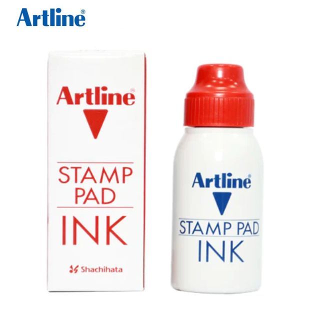 QP Artline Stamp Pad Ink 50cc - Red