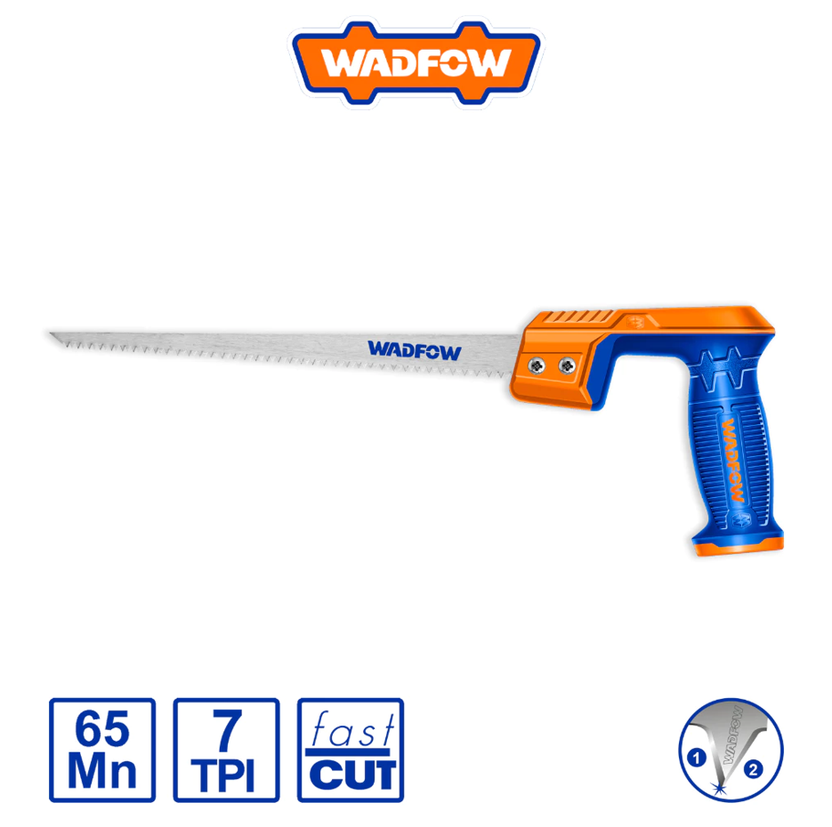 WADFOW COMPASS SAW (12", 7 TPI) WITH 2 SIDED PRECISION GROUND TEETH (WHW6G12)