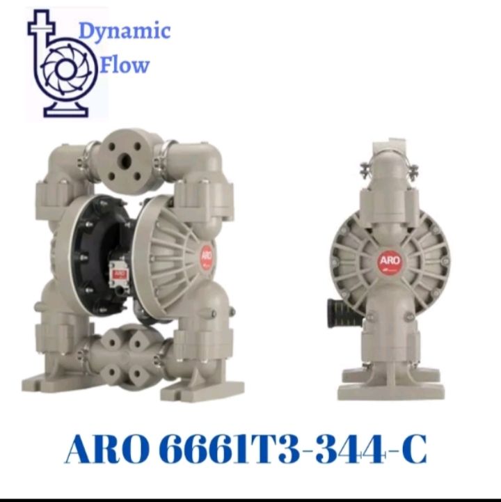 ARO Non-Metallic Air Operated Diaphragm Pump 6661T3-344-C by Ingersoll Rand. ARO Non-Metallic Air Operated Diaphragm Pump 6661T3-344-C by Ingersoll Rand