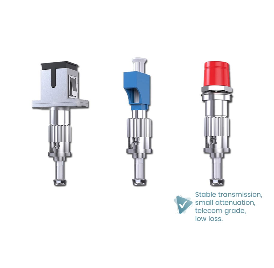 ST MALE TO SC LC FC FEMALE HYBRID ADAPTER