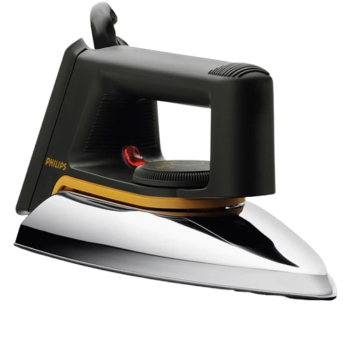 Philips Dry Iron 1000W Aluminium Soleplate