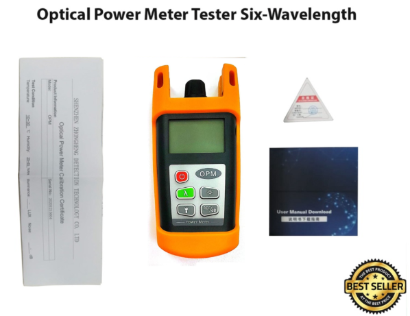 OPTICAL POWER METER TESTER SIX-WAVELENGTH TEST RANGE-70 TO+10DBM OP601