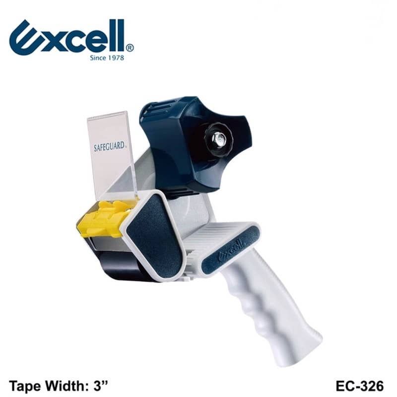 SAFEGUARD *Excell SAFEGUARD Handheld Heavy Duty Opp Tape Dispenser Carton Sealer 3'' (Model No: EC-326)