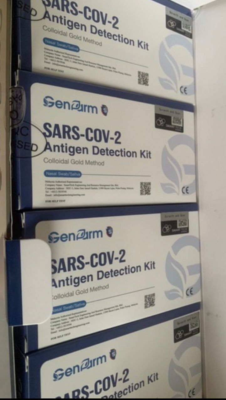 GENFARM 2IN1 TEST KIT/GENFARM Covid Test Kit/GENFARM Test Kit/Covid-19/Corona Virus/Omicron/Covid Detection Kit READY STOCK