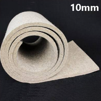 WOOL FELT SHEET 10MM THICK 100 PERCENT PRESSED WOOL FELT ROLL WHITE COMPRESSED INDUSTRIAL OIL ABSORPTION PADS FELT STRIP