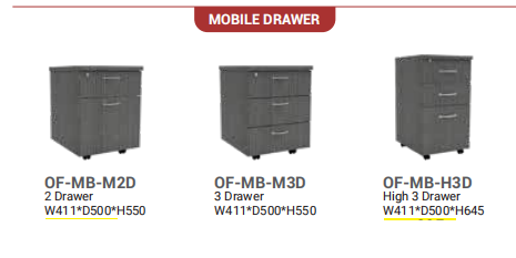 OFIS MAYBACH SERIES MOBILE DRAWER _ CONGO