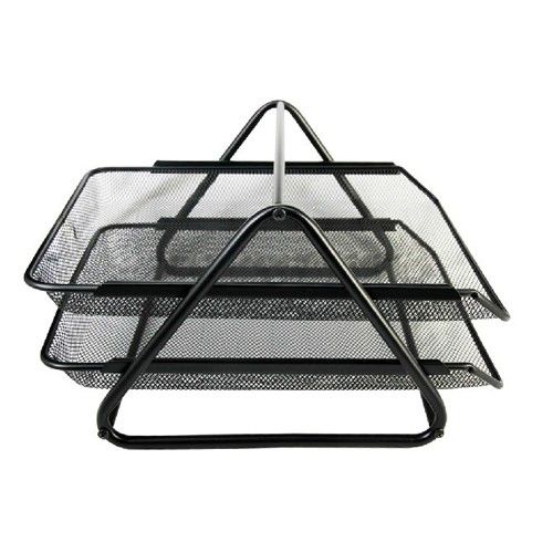 Deli Metal File Layer Document Tray 2 Tier 9183