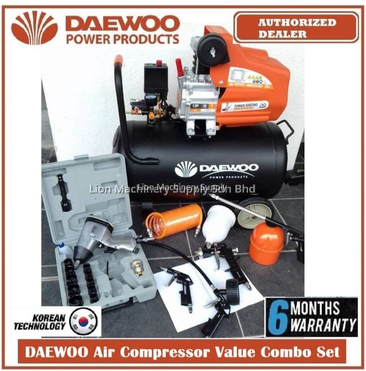 DAEWOO DAC50D COMPRESSOR 2.5HP, 50L 8 BAR- FREE DELIVERY