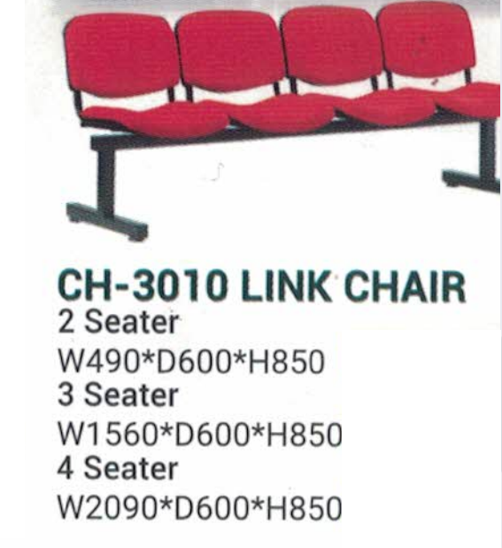 OFIS SERIES PUBLIC SITTING CHAIR CH-3010 LINK CHAIR