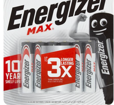 ENERGIZER MAX AAA 6PCS