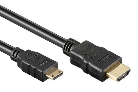 - *Mini HDMI To HDMI Cable Adapter For DV HDTV FULL HD 1080P - 5M