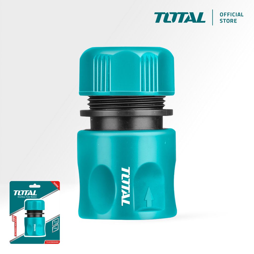 TOTAL THHCS01122 PLASTIC HOSE QUICK CONNECTOR (QUICK CONNECTOR FOR 1/2? HOSE)