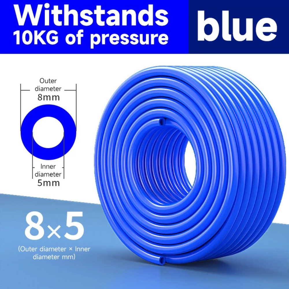 OEM PU Hose Pipe Pneumatic Tube Fuel Gas Hose 8x5mm (20Meter)