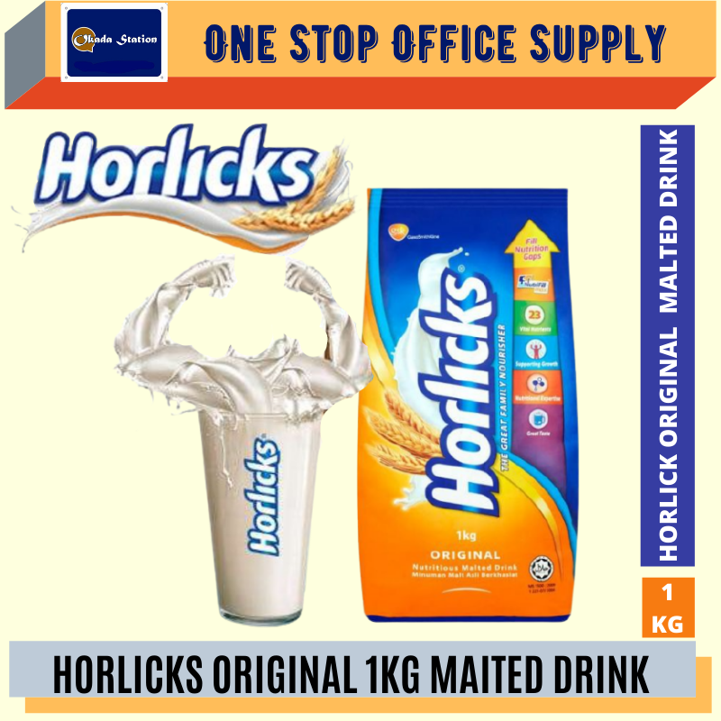 Horlicks Malted Drink Powder 1kg /Horlicks /Malted Drink /Horlicks Malted Drink Powder /Horlicks Original Malted Drink /Ikg