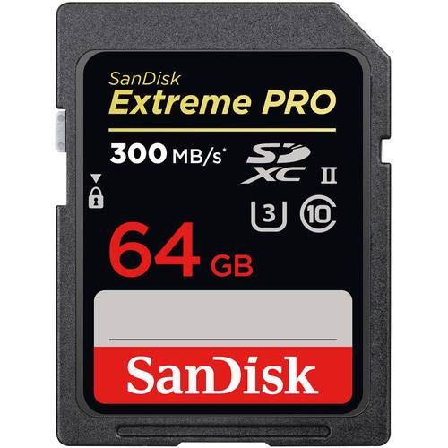 SanDisk Extreme PRO SD UHS-II Card (V90) 64GB