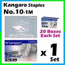 Kangaroo Kangaro Staples No.10-1M 100 staples