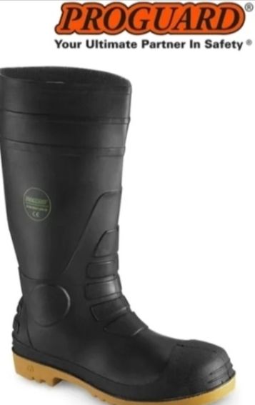 BLACK PROGUARD SAFETY WELLINGTON BOOT -FREE DELIVERY