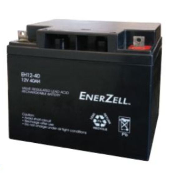 ENERZELL BRAND EH12-40 12V 40AH BATTERY OCHA ENERZELL BRAND EH12-40 12V 40AH VRLA BATTERY