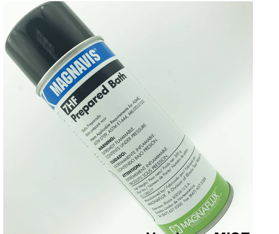 MAGNAFLUX MAGNAVIS 7HF AEROSOL OIL-BASED VISIBLE MAGNETIC PARTICLE SUSPENSION