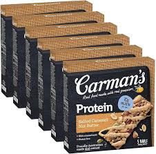 Carman’s Salted Caramel Nut Butter Protein Bars x 6