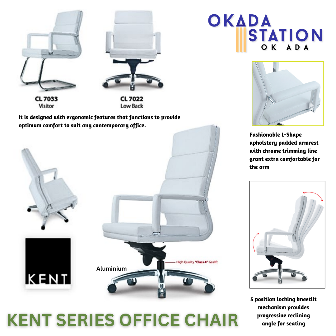 CLASSIC CHAIR KENT FABRIC ERGONOMIC OFFICE CHAIR ARMREST WITH UPHOLSTERY PADDED- ALL SIZE / CLASSIC CHAIR / OFFICE CHAIR / ERGONOMIC EXECUTIVE CHAIR / FABRIC OFFICE CHAIR / EXECUTIVE OFFICE CHAIR / ERGONOMIC OFFICE CHAIR / CHROME SERIES / FABRIC CHAIR / CHAIR / KE