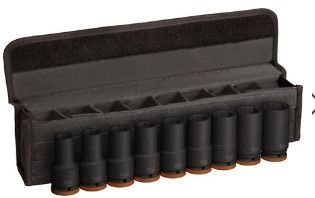 BOSCH PRO IMPACT SOCKET SET, 3/4", DEEP, 9 PCS (2608003042)