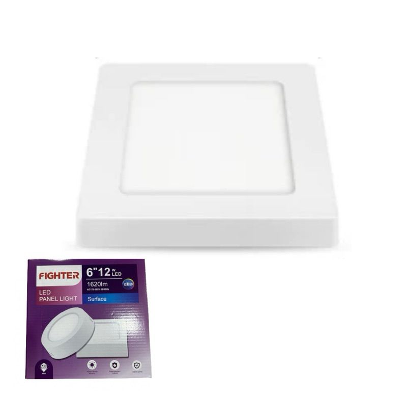 FIGHTER LED Surface Downlight Lampu LED Ceiling Siling Lights Panel Down Light Square Round
