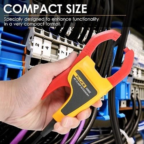 FLUKE i400E AC Current Clamp Meter with Dual Banana Jack 1A~400A AC Current Range 5Hz~20kHz Bandwidth ONBO3.2
