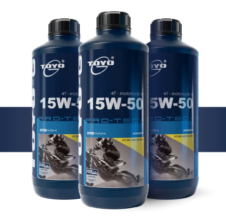 TOYO-G PROTECH SAE 15W-50 4-STROKE MOTORCYCLE SEMI SYNTHETIC WITH ESTER ENGINE OIL (1L)