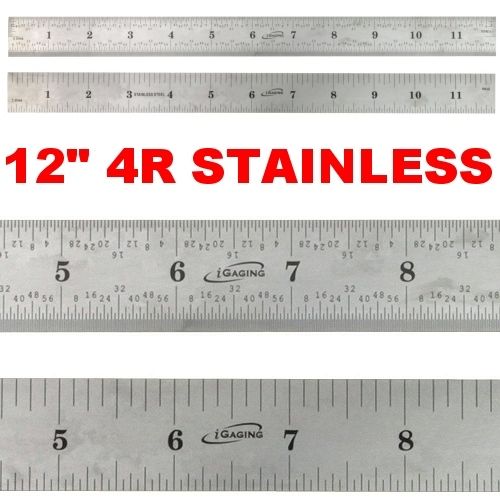 QS Rulers Steel 12"