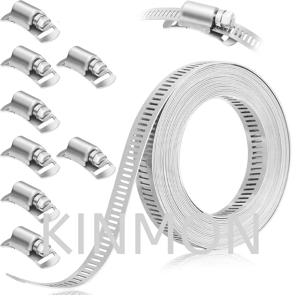 KINMON Fully 304 (W4) Stainless Steel Hose Clip