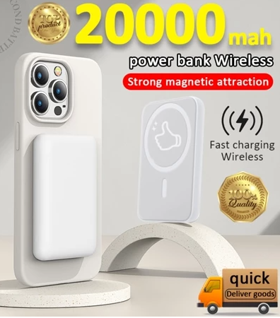 powerbank 20000mah wireless power bank fast charging Output 5W 100%