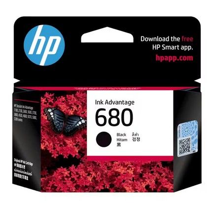 HP 680 BLACK ORIGINAL INK ADVANTAGE CARTRIDGE