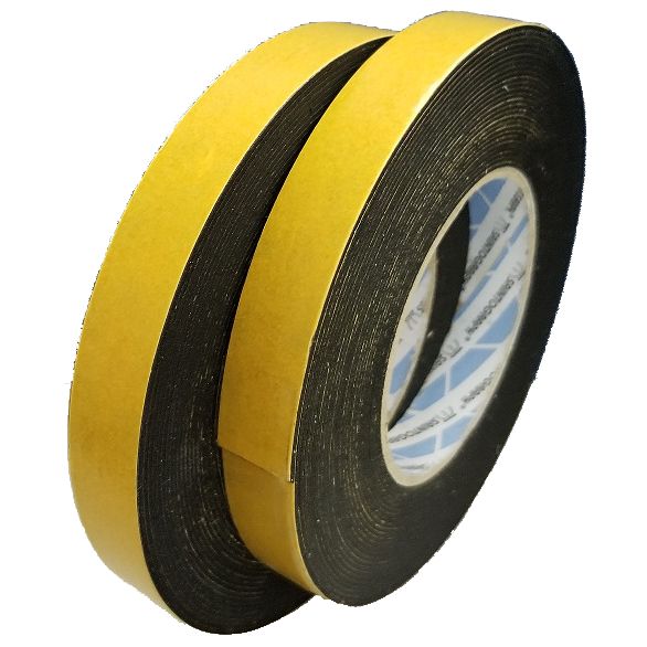 DOUBLE SIDE TAPE EVA FOAM (BLACK) (12mm)(18mm)(24mm) / EVA FOAM / TAPE / Double Sided Tape Black / Adhesive Tape / Foam Tape / Sponge Tape / Foam Tape